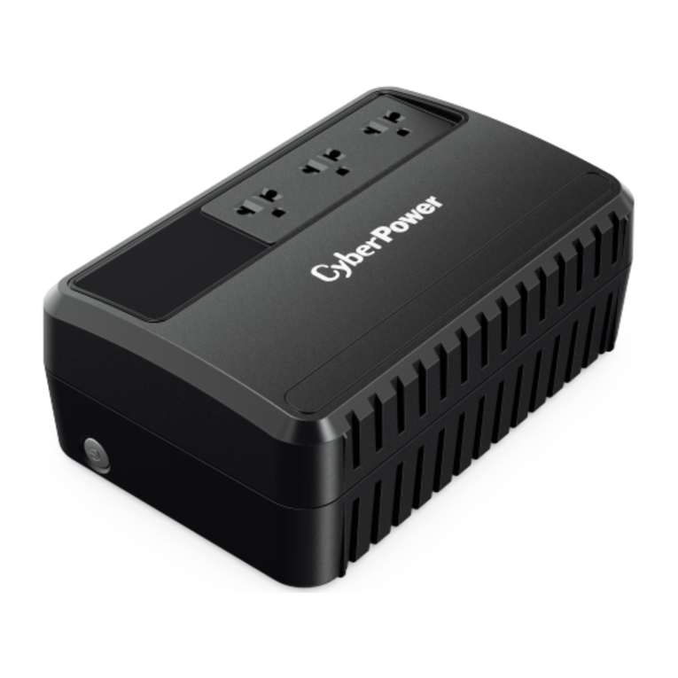 CyberPower BU600E-AS User manual