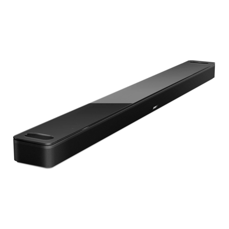 Bose Smart Soundbar 900 User manual Bose Smart Soundbar 900 User manual