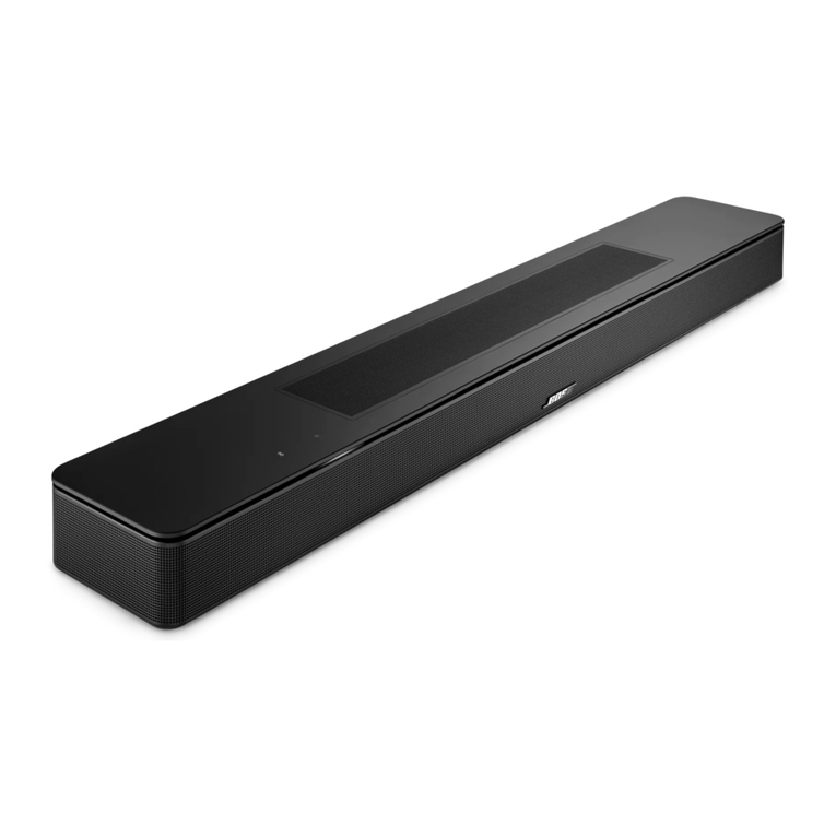 Bose SMART Soundbar 600 user manual