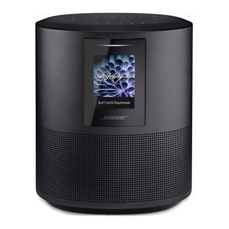 Bose HOME SPEAKER 500 user manual