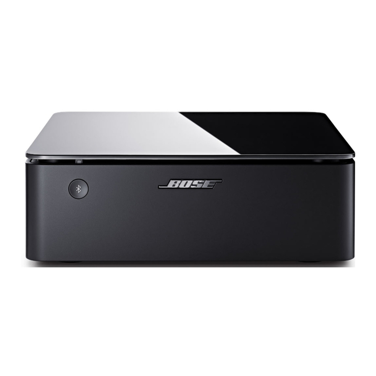 Bose Music Amplifier User manual