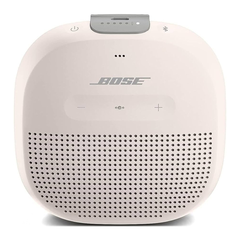 Bose SOUNDLINK MICRO User manual Bose SOUNDLINK MICRO User manual