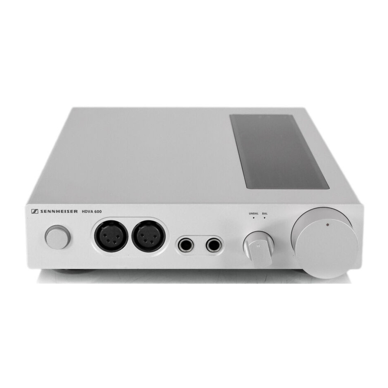 Sennheiser HDVA 600 user manual