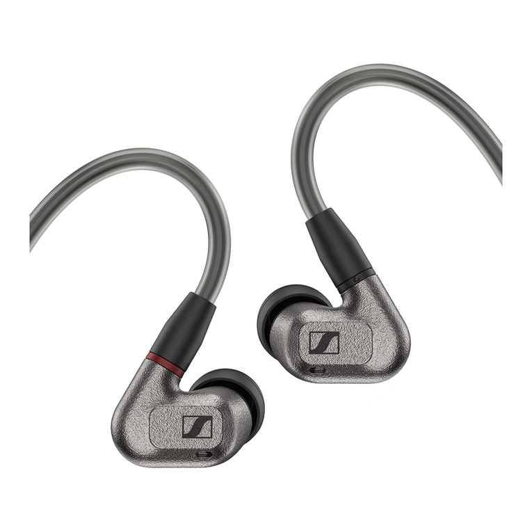 Sennheiser IE 600 User manual