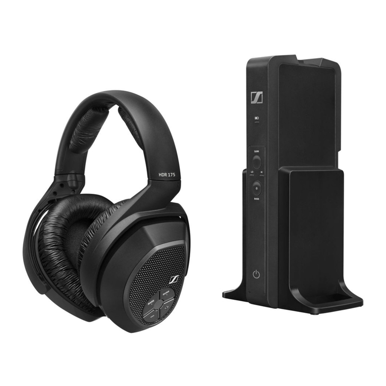 Sennheiser RS 175 user manual