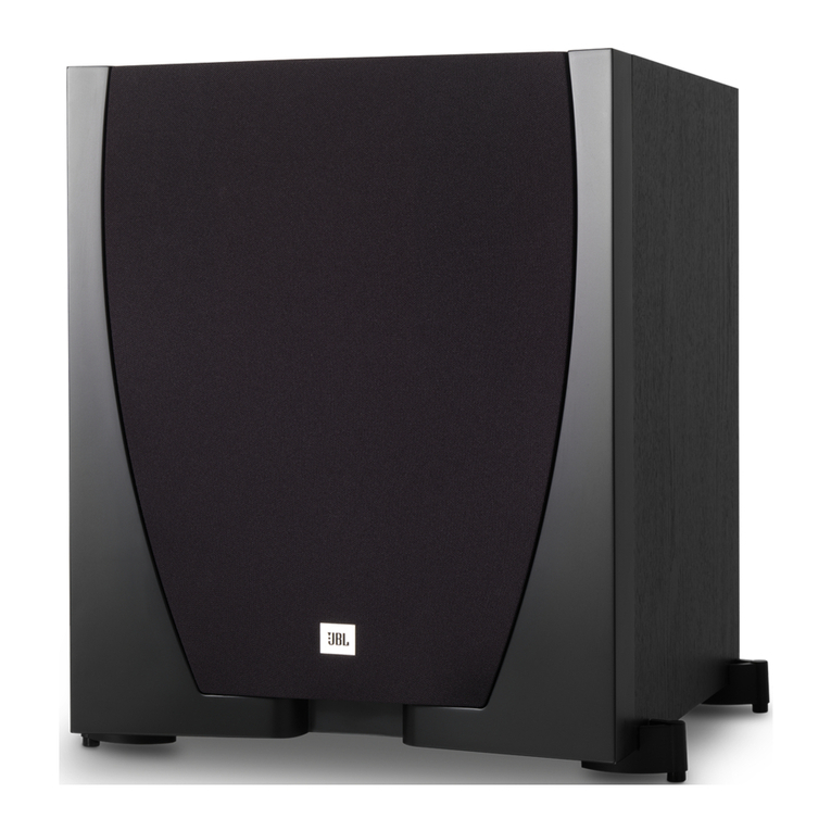 JBL SUB550P User manual