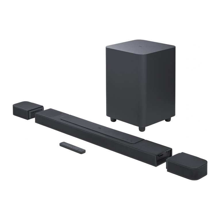 JBL Harman BAR 1000 User manual