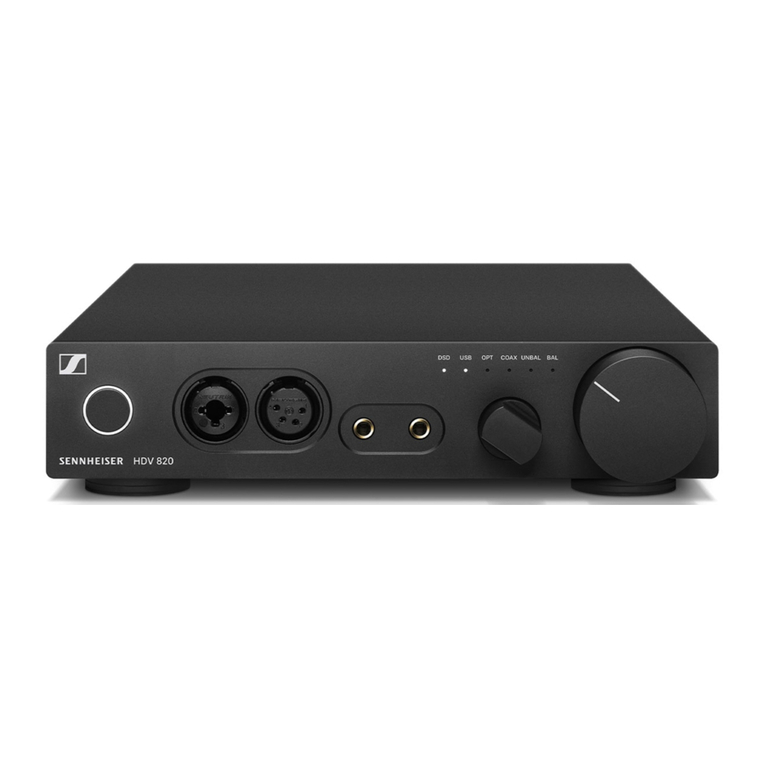Sennheiser HDV 820 user manual