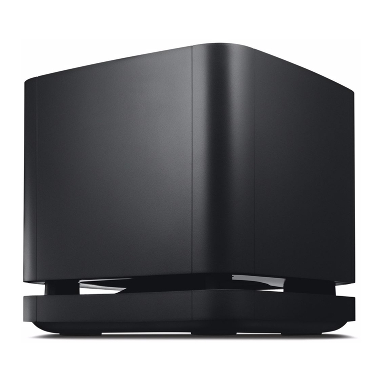 Bose Acoustimass 500 User manual