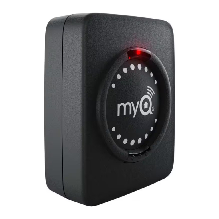 MyQ MYQ-G0301 User manual