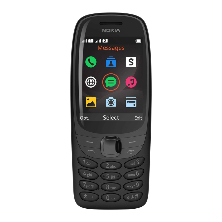 Nokia 6310 User manual