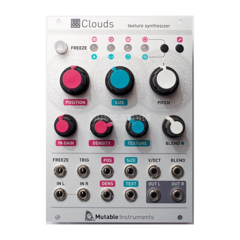 Mutable Instruments Clouds User manual Mutable Instruments Clouds User manual