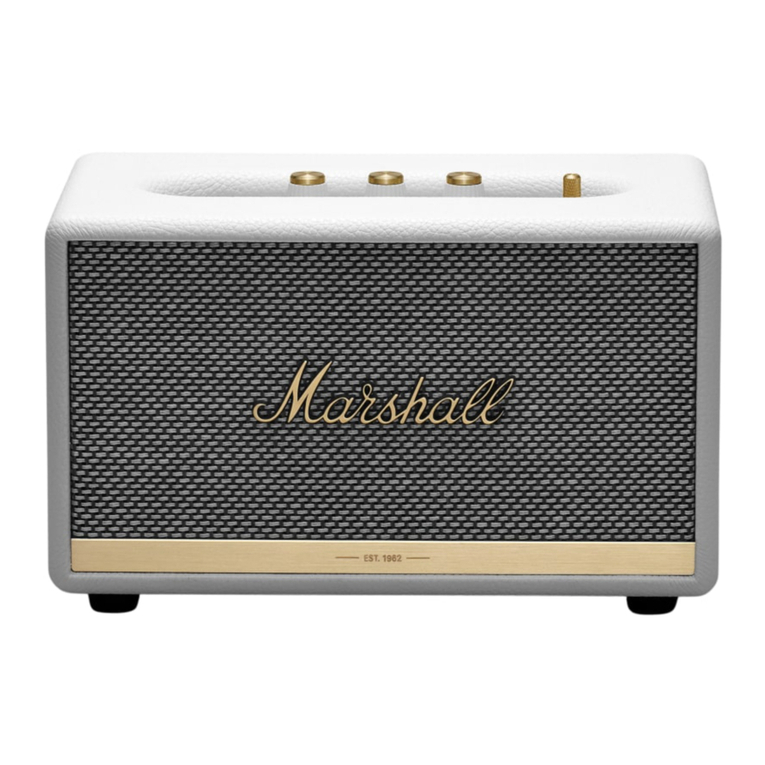 Marshall Amplification ACTON II Bluetooth User manual