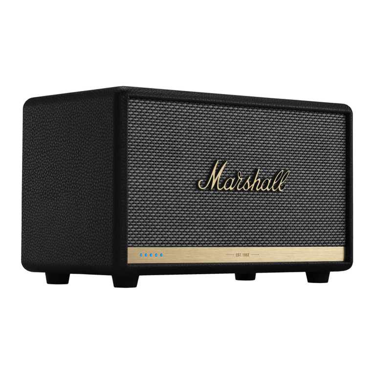Marshall Amplification Acton II Voice with Amazon Alexa User manual Marshall Amplification Acton II Voice with Amazon Alexa User manual