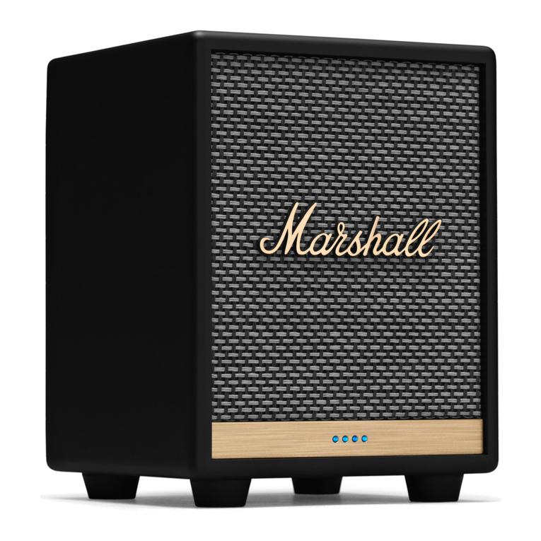Marshall Amplification Uxbridge Voice with Amazon Alexa User manual