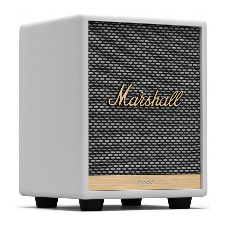 Marshall Amplification Uxbridge Voice with the Google Assistant user manual