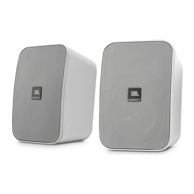 JBL CONTROL X User manual