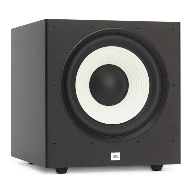 JBL STAGE A100P user manual
