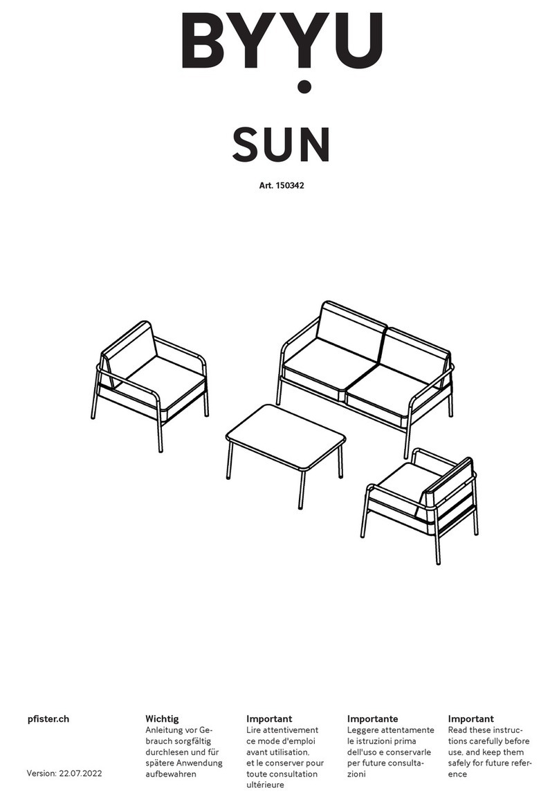 Pfister BYYU SUN 150342 quick start guide