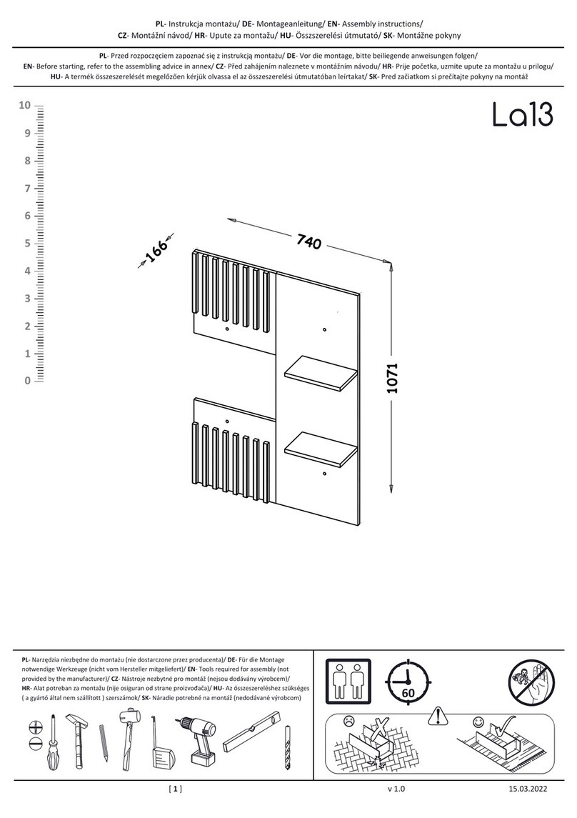 Arthauss Furniture La13 User manual