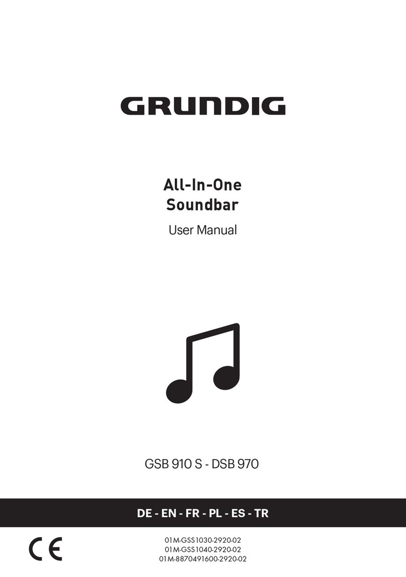 Grundig 01M-GSS1030-2920-02 User manual Grundig 01M-GSS1030-2920-02 User manual