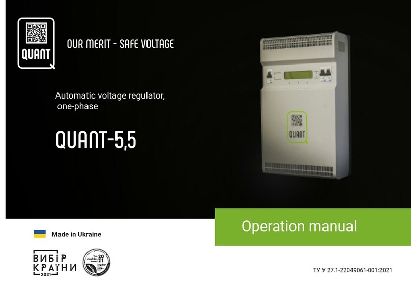 QUANT QUANT-5,5 User manual