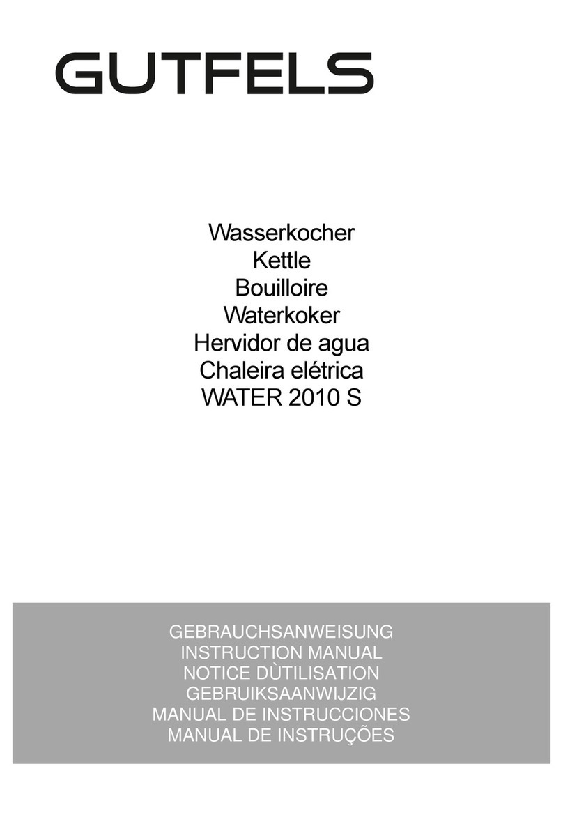 GUTFELS WATER 2010 S instruction manual