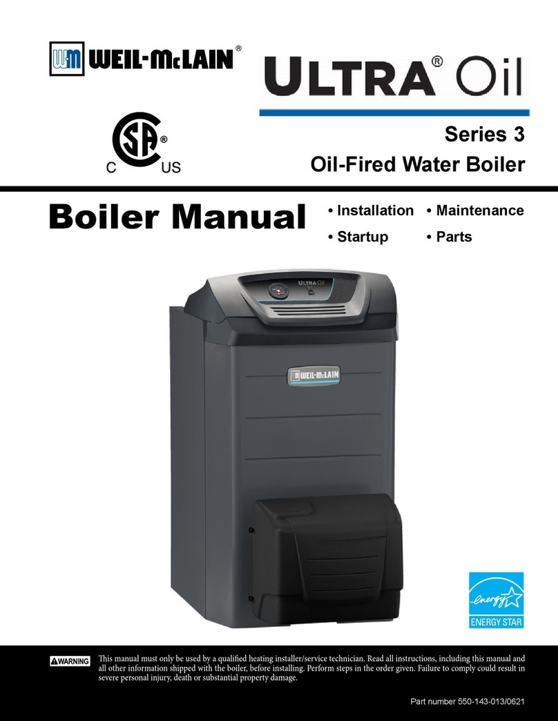 Weil-McLain ULTRA Oil 3 Series manual