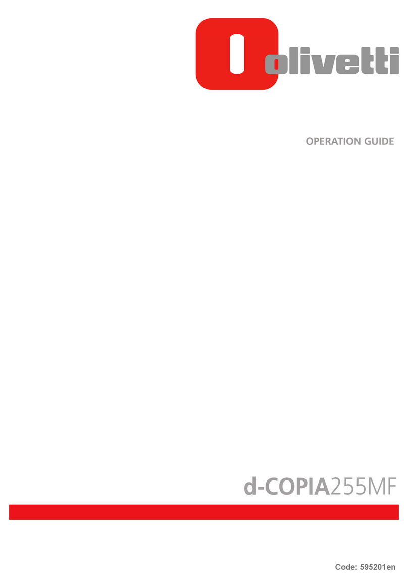Olivetti d-COPIA 255MF User manual