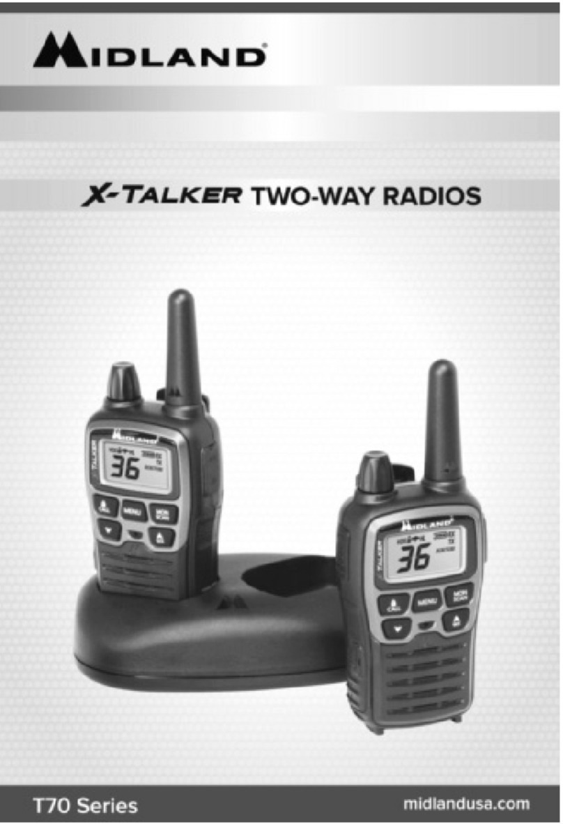 Midland X-TALKER T77VP5J User manual