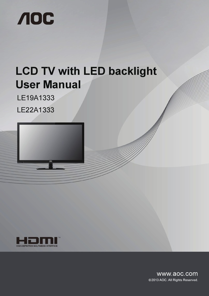AOC LE19A1333 User manual