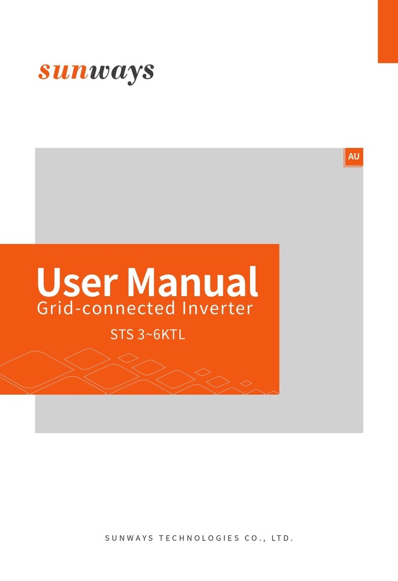Sunways STS 3 KTL Series User manual