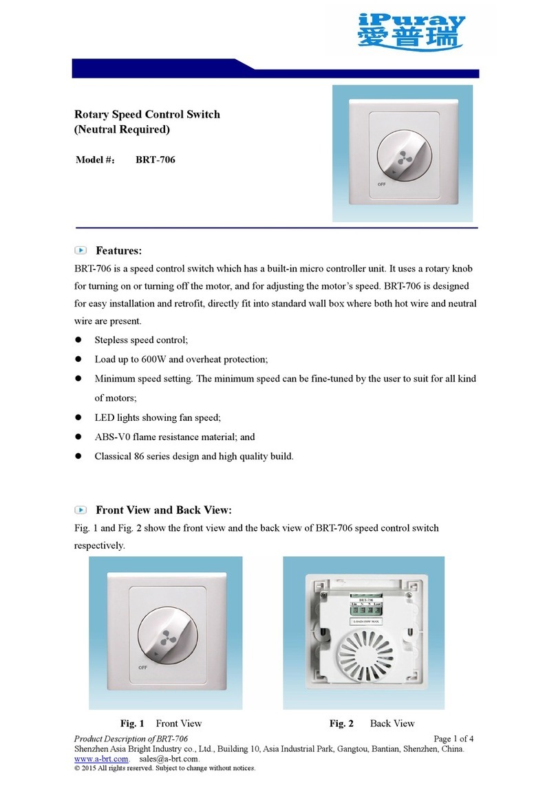 iPuray BRT-706 quick start guide iPuray BRT-706 quick start guide