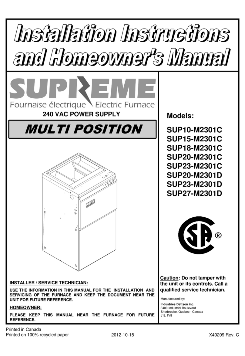 SUPREME SUP10-M2301C Assembly instructions