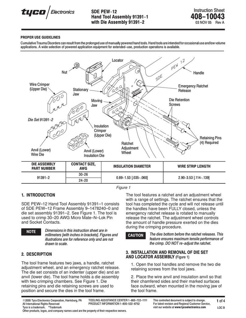 Tyco Electronics 91391-1 User manual