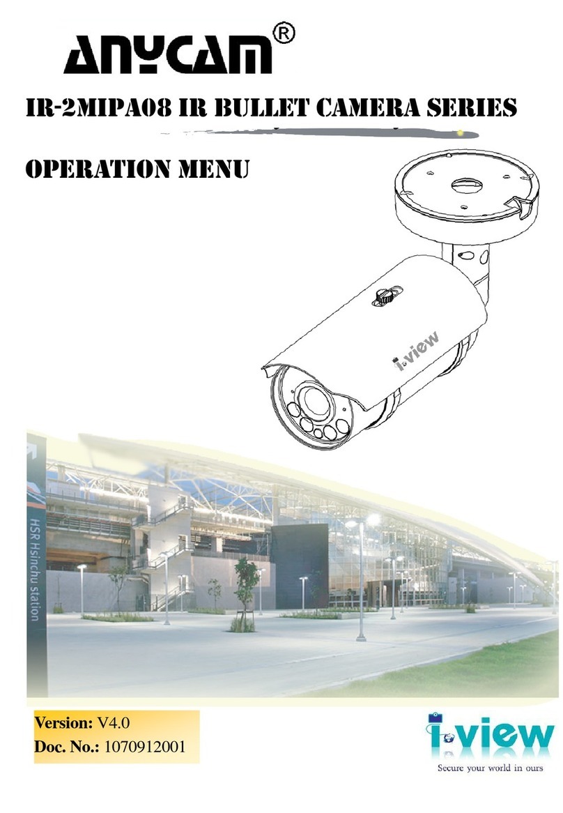 ANYCAM IR-2MIPA08 Series Operation menu