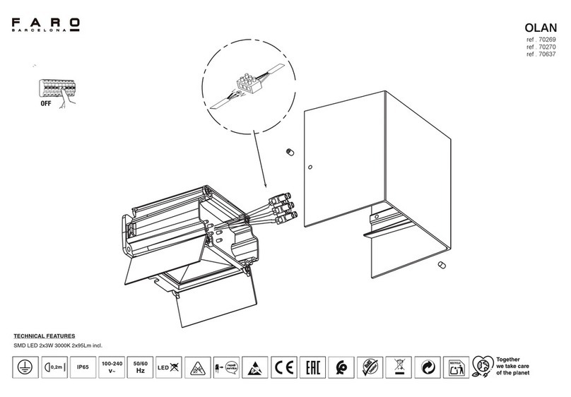 Faro Barcelona OLAN 70269 quick start guide