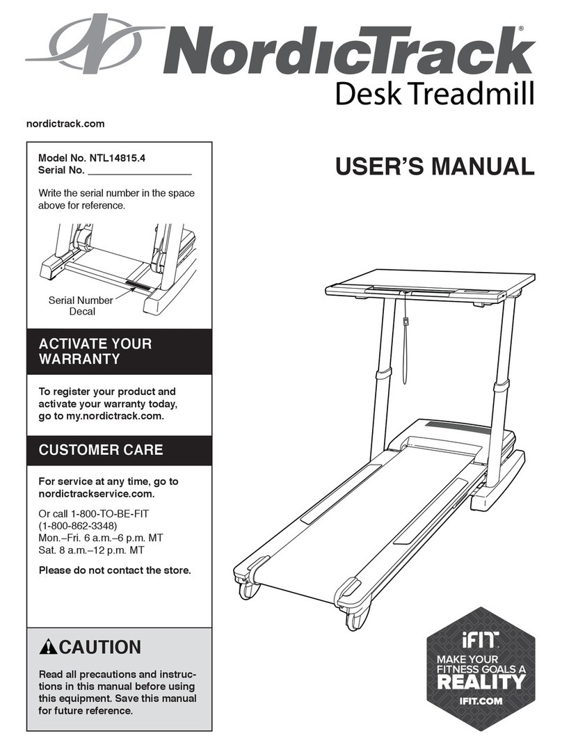 ICON NordicTrack NTL14815.4 User manual