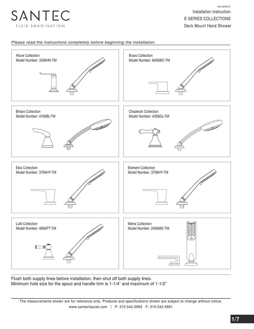Santec E-Series Installation instruction