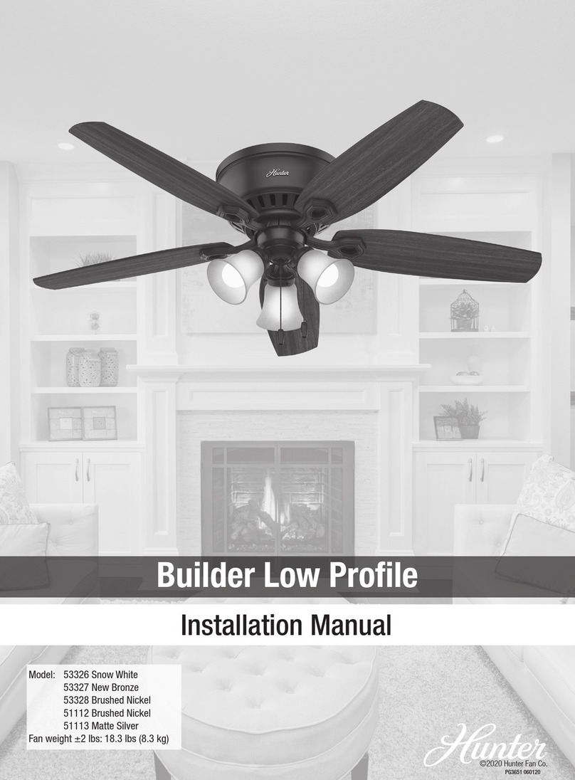 Hunter Builder Low Profile User manual