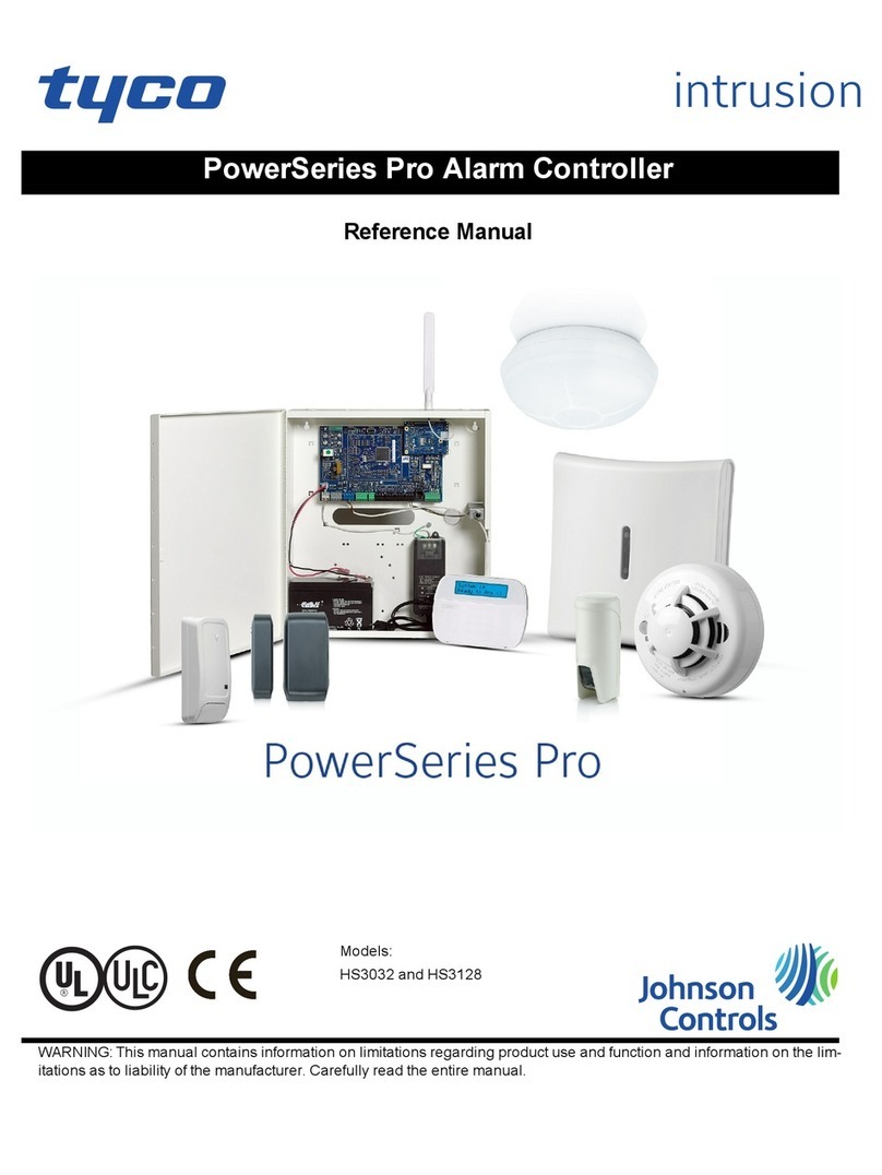 Johnson Controls tyco Power Pro Series Reference manual Johnson Controls tyco Power Pro Series Reference manual