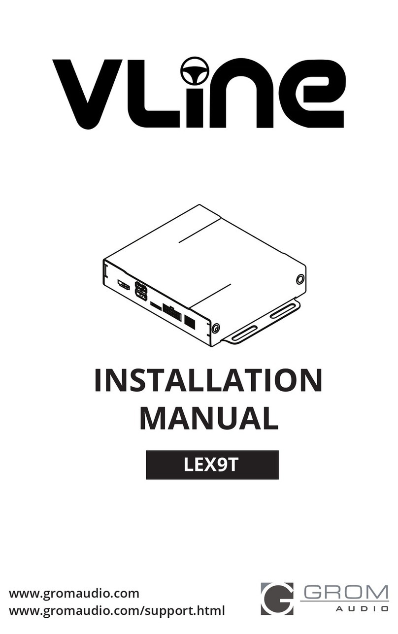 GROM Audio VLINE LEX9T installation manual GROM Audio VLINE LEX9T installation manual