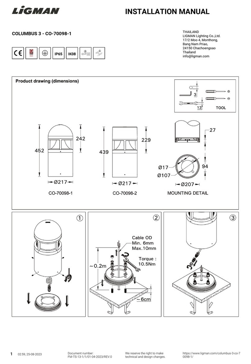 LIGMAN CO-70098-1 installation manual