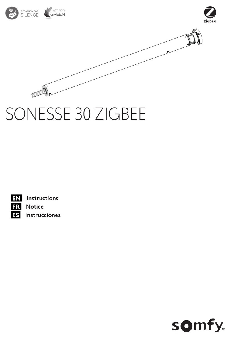 SOMFY SONESSE 30 ZIGBEE instructions
