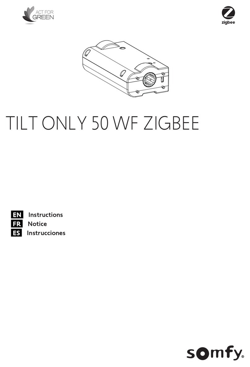 SOMFY Tilt Only 50 WF RTS User manual