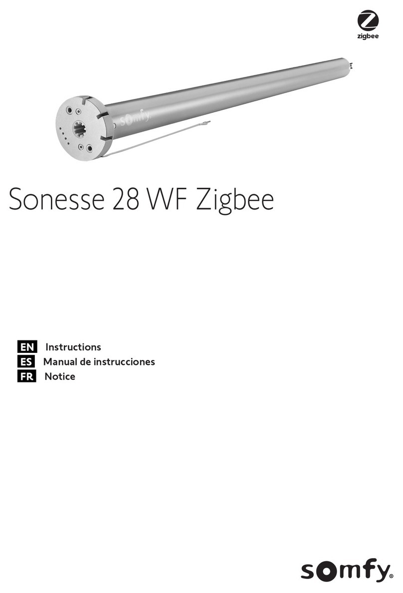 SOMFY Sonesse 28 WF Zigbee instructions