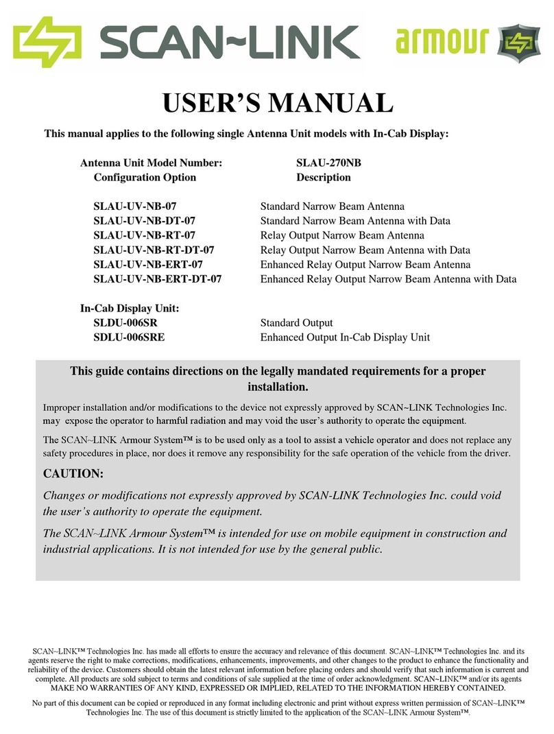SCAN-LINK armour SLAU-UV-NB-07 user manual SCAN-LINK armour SLAU-UV-NB-07 user manual