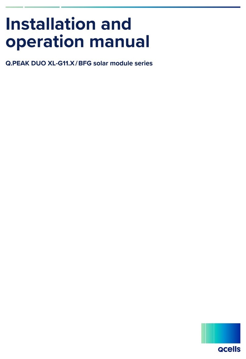 Qcells Q.PEAK DUO XL-G11.X / BFG Series Installation and operation manual