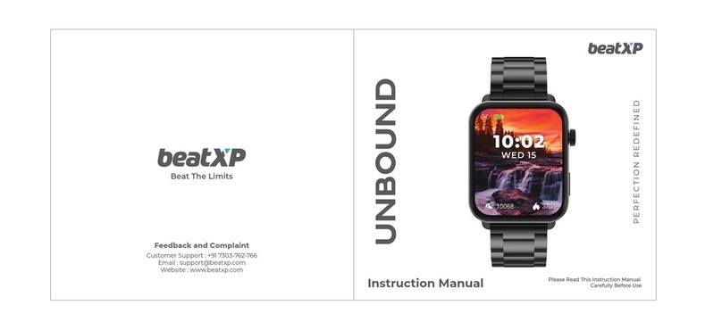 beatXP UNBOUND instruction manual