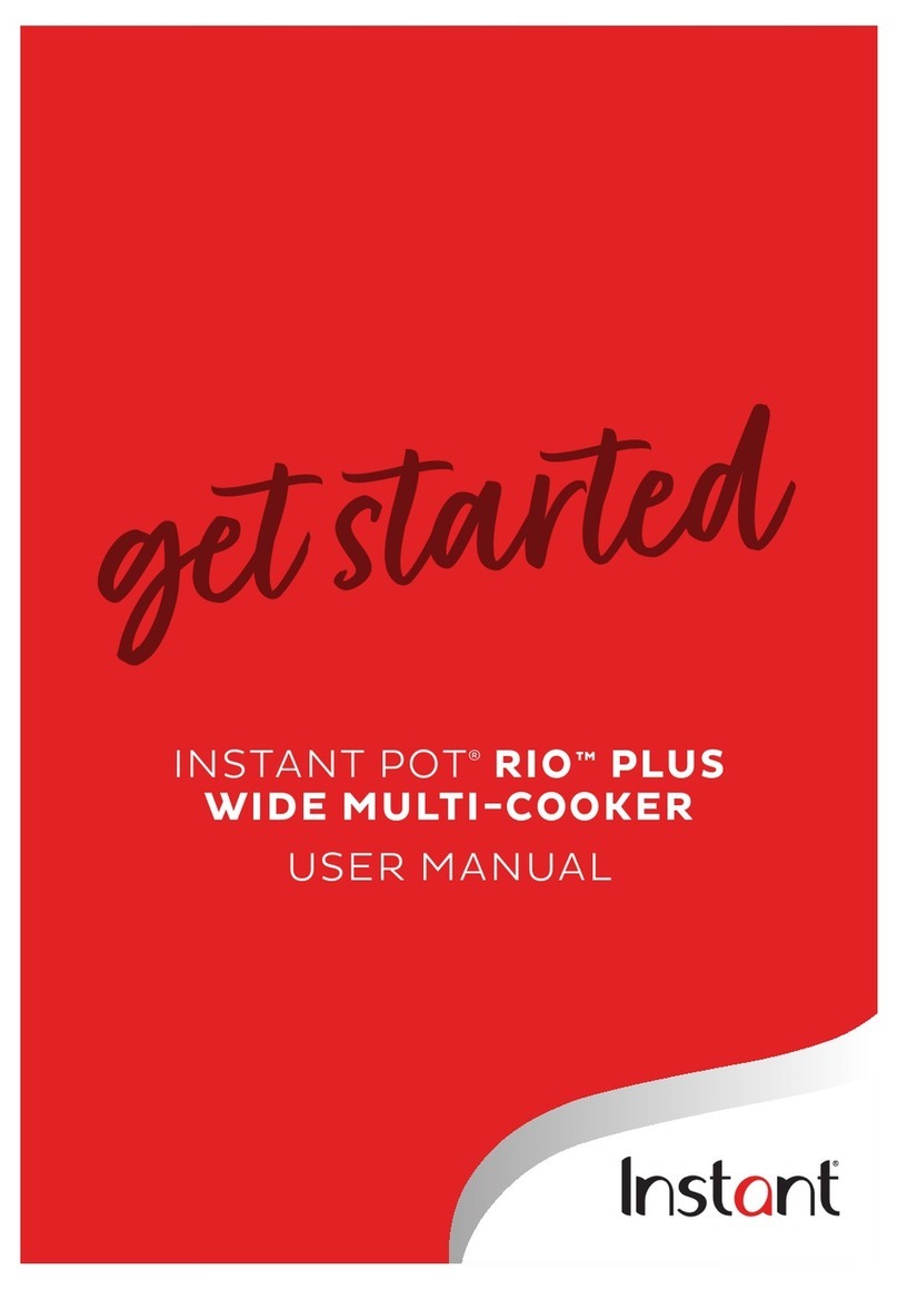 InstantPot RIO PLUS user manual